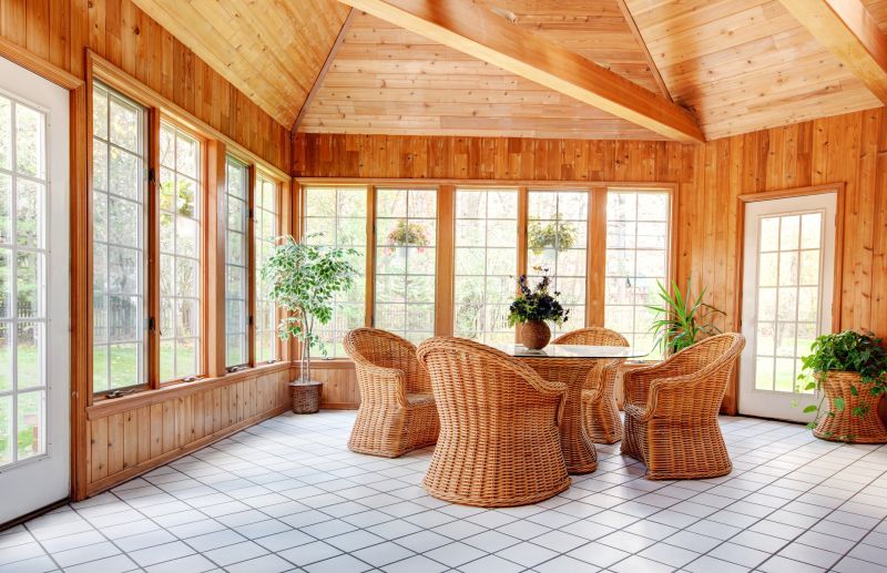 Sunroom Interior with Decor