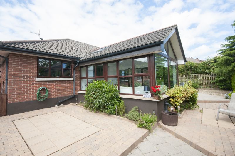 Completed Sunroom with View